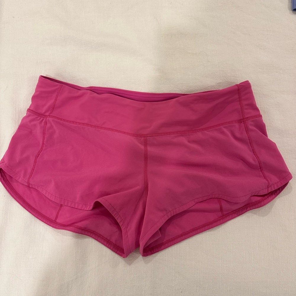 lulu lemon speed up shorts 2.5 in